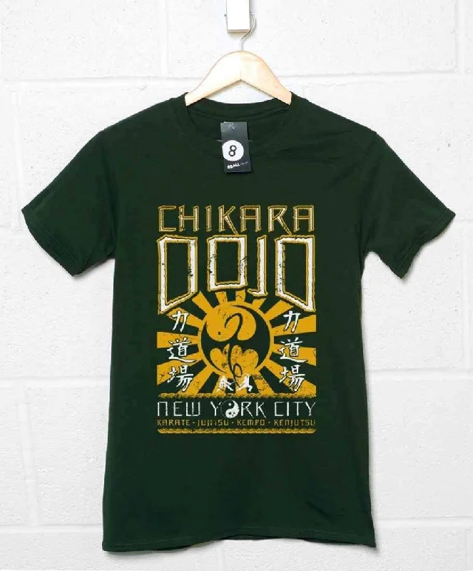 Chikara Dojo Womens Fitted T-Shirt Ribbed T-Shirt High Neck Heavyweight