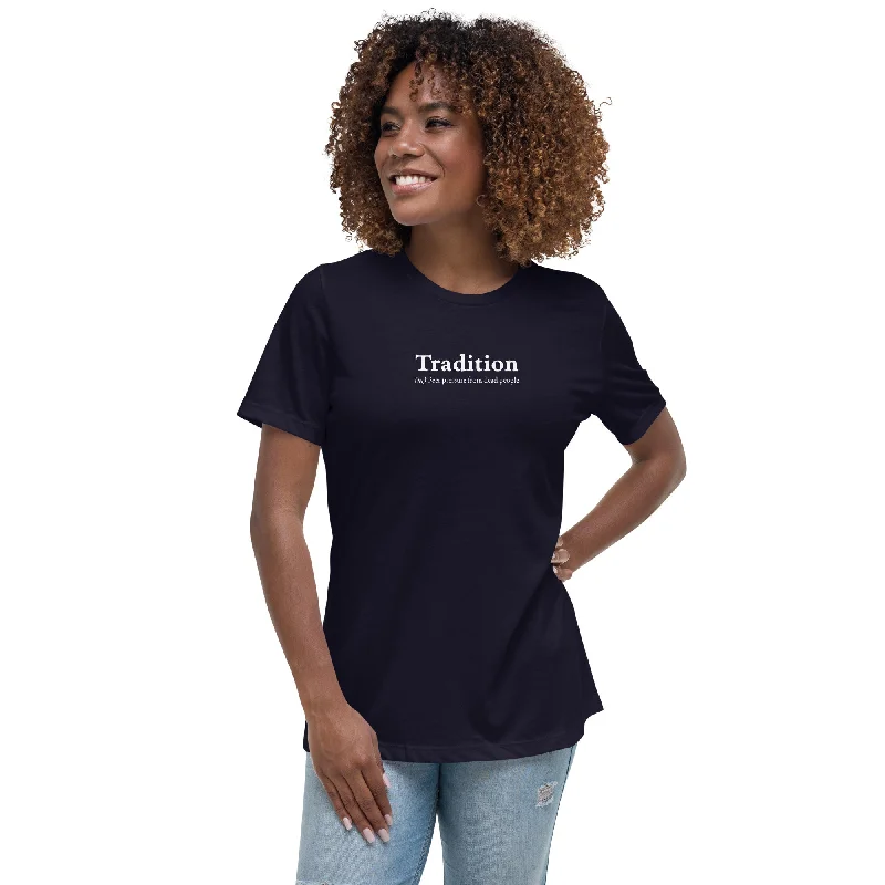 Definition of Tradition - Women's T-Shirt Solid Print Embellished