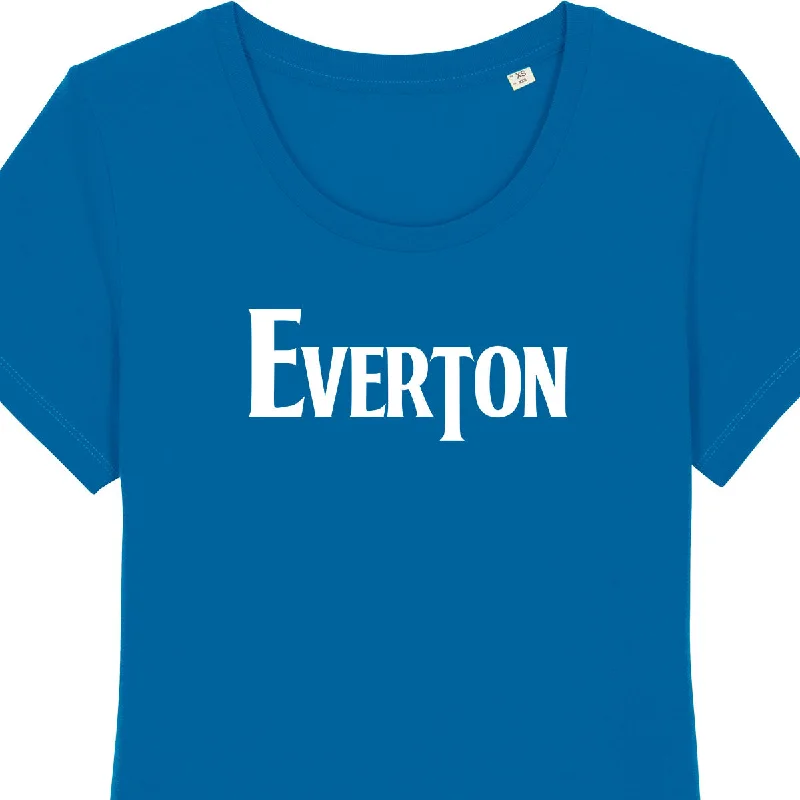 Everton Stadium Banner Women's Tee Houndstooth Herringbone Solid