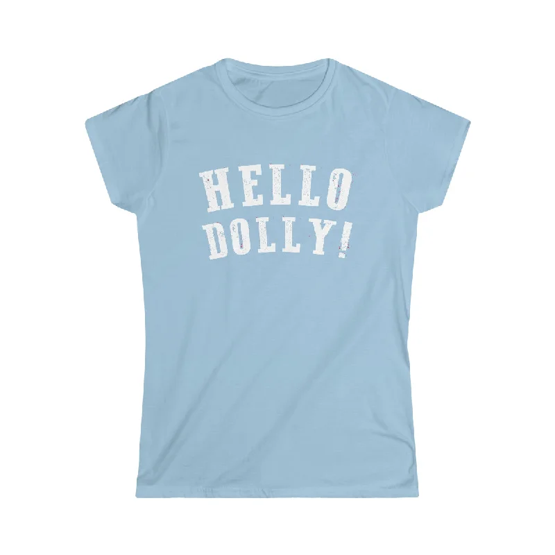 Hello Dolly! Fitted Tee Mesh Canvas Denim