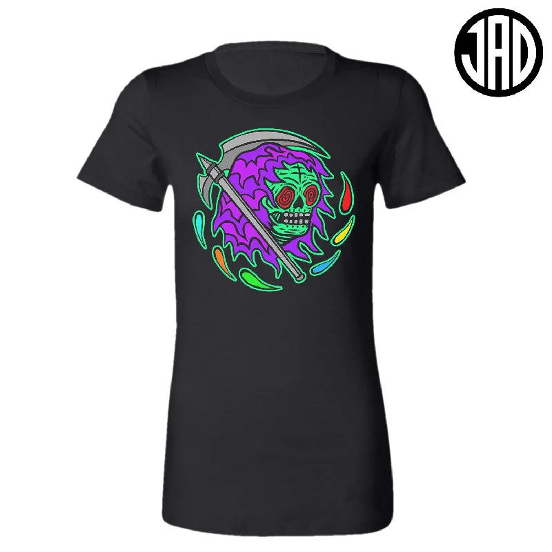 Rad Reaper - Women's Tee Satin Fabric Silk Fabric Chiffon Fabric