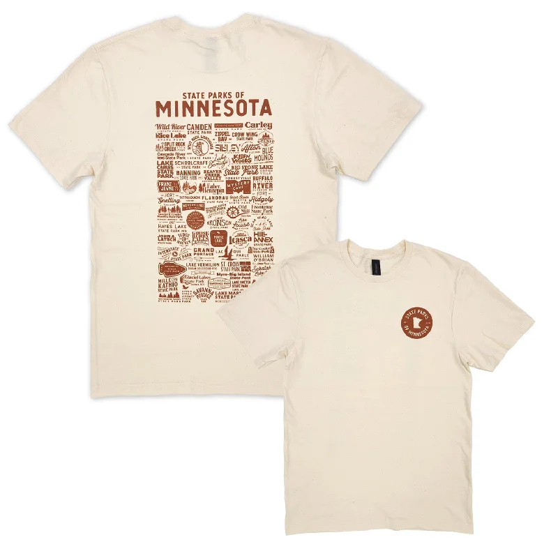 State Parks of Minnesota Tee Hooded Caped Shawl Collar