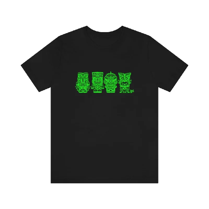 Tiki Monsters - SLIME GEEN Edition - Unisex Tee Anti-Shrink Durable Soft