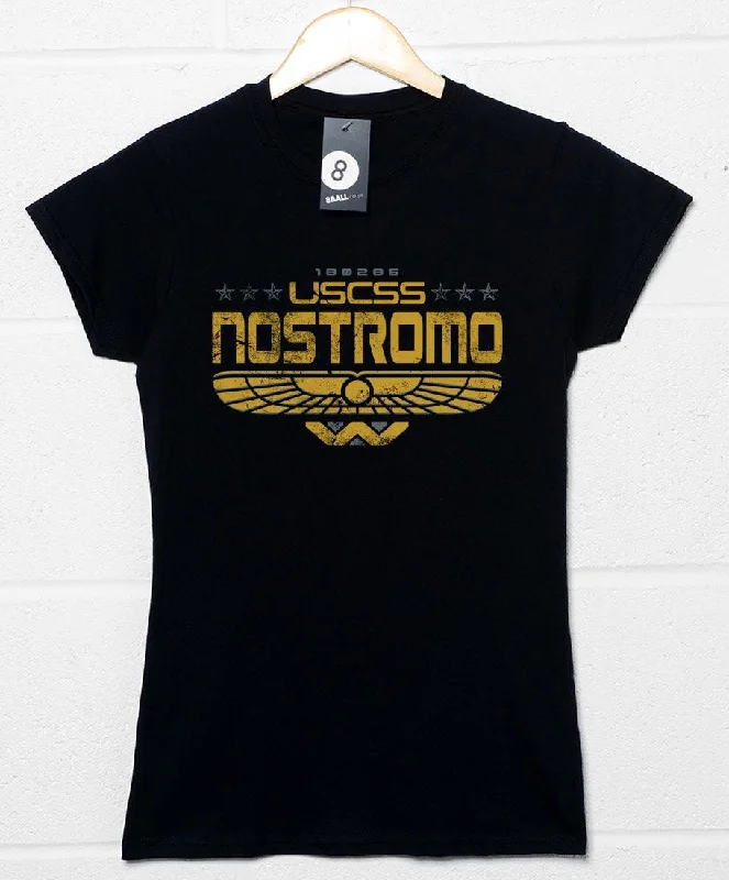 USCSS Nostromo Womens Style T-Shirt Print Jacquard Patchwork